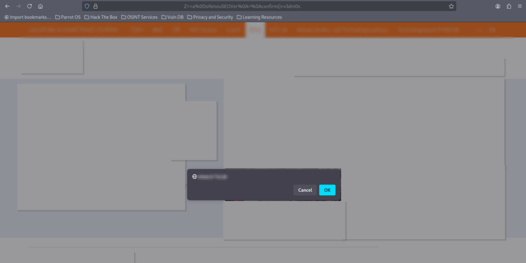 XSS in browser - XSStrike