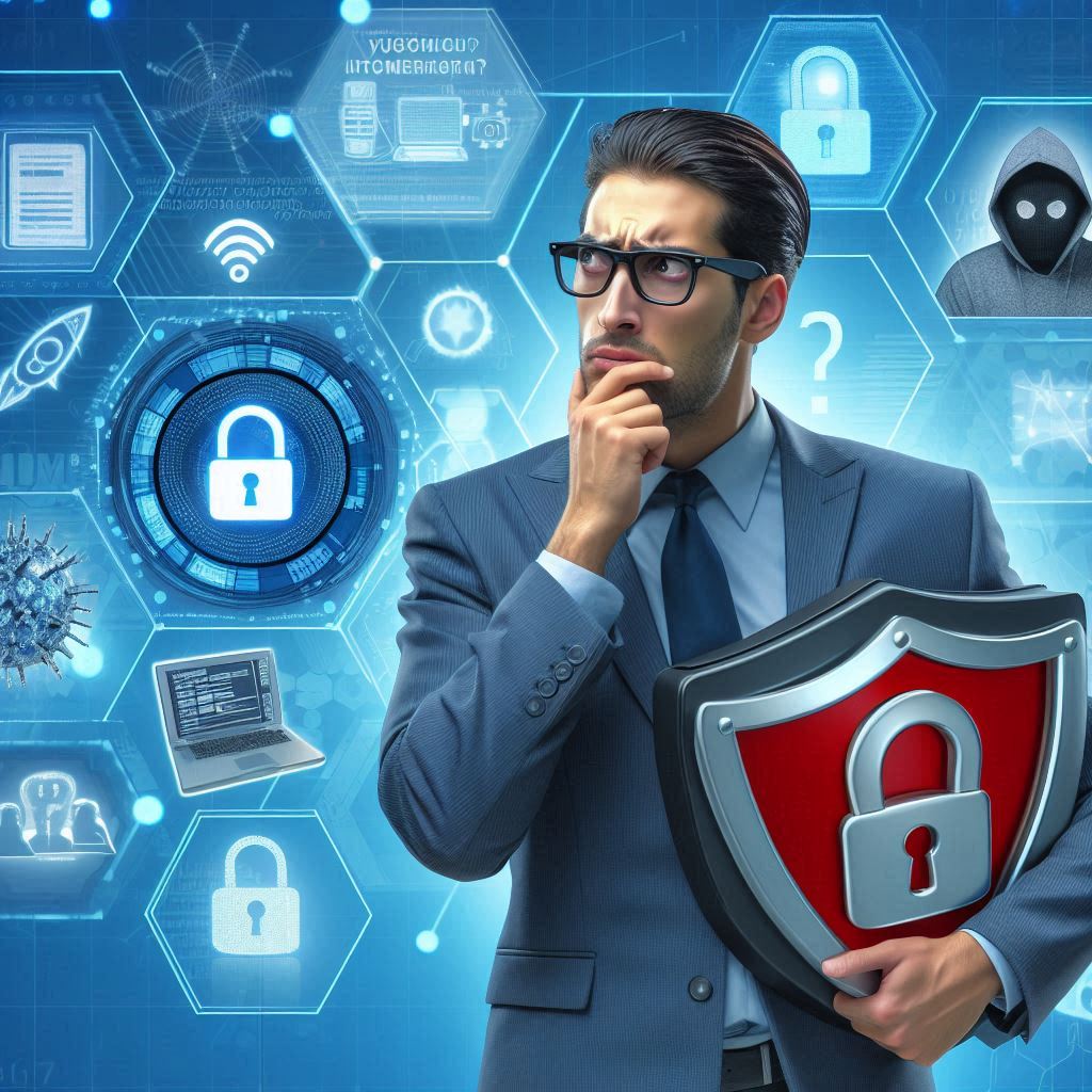 cyber security manager questioning cyber security plan.