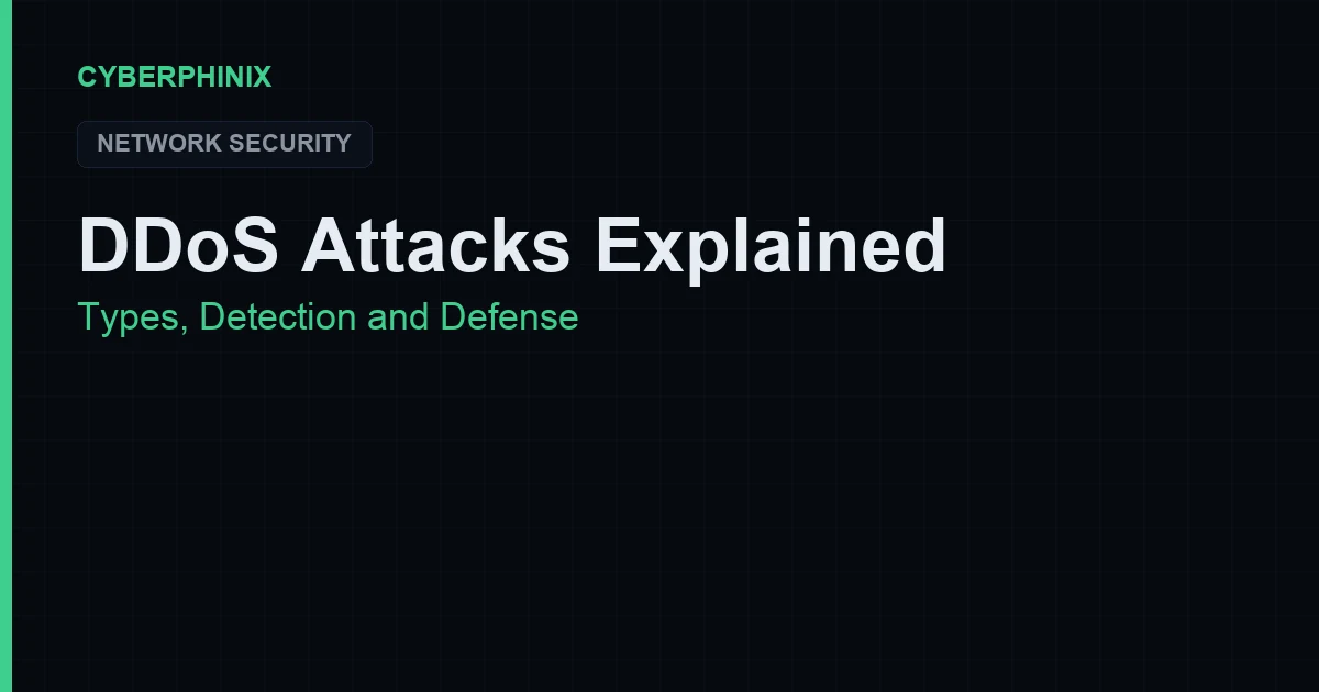 DDoS Attacks Explained: Types, Detection and Defense (2026)