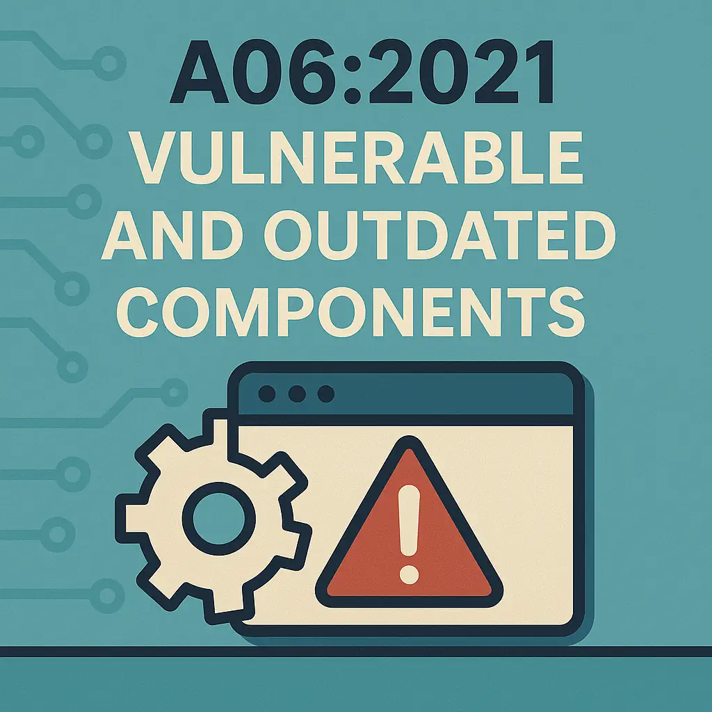 A06:2021 - Vulnerable and Outdated Components