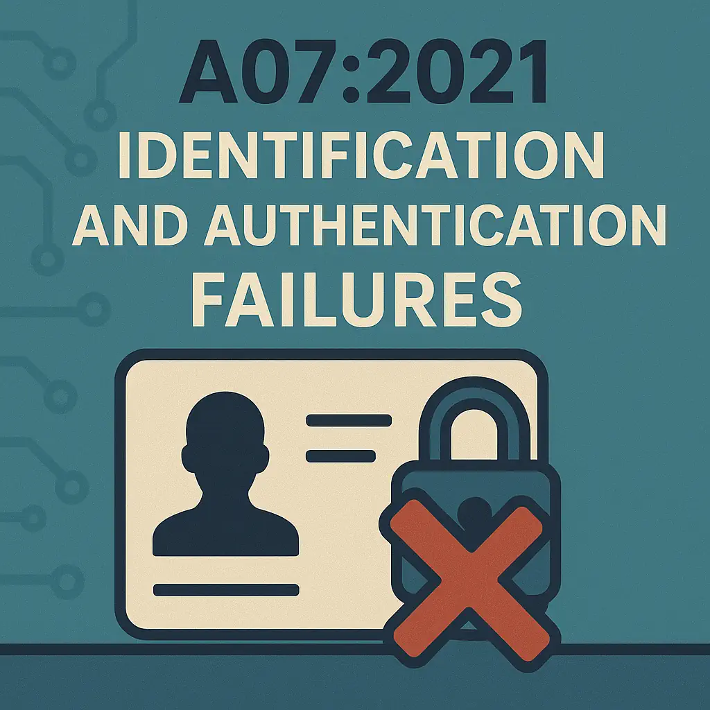A07:2021 - Identification and Authentication Failures