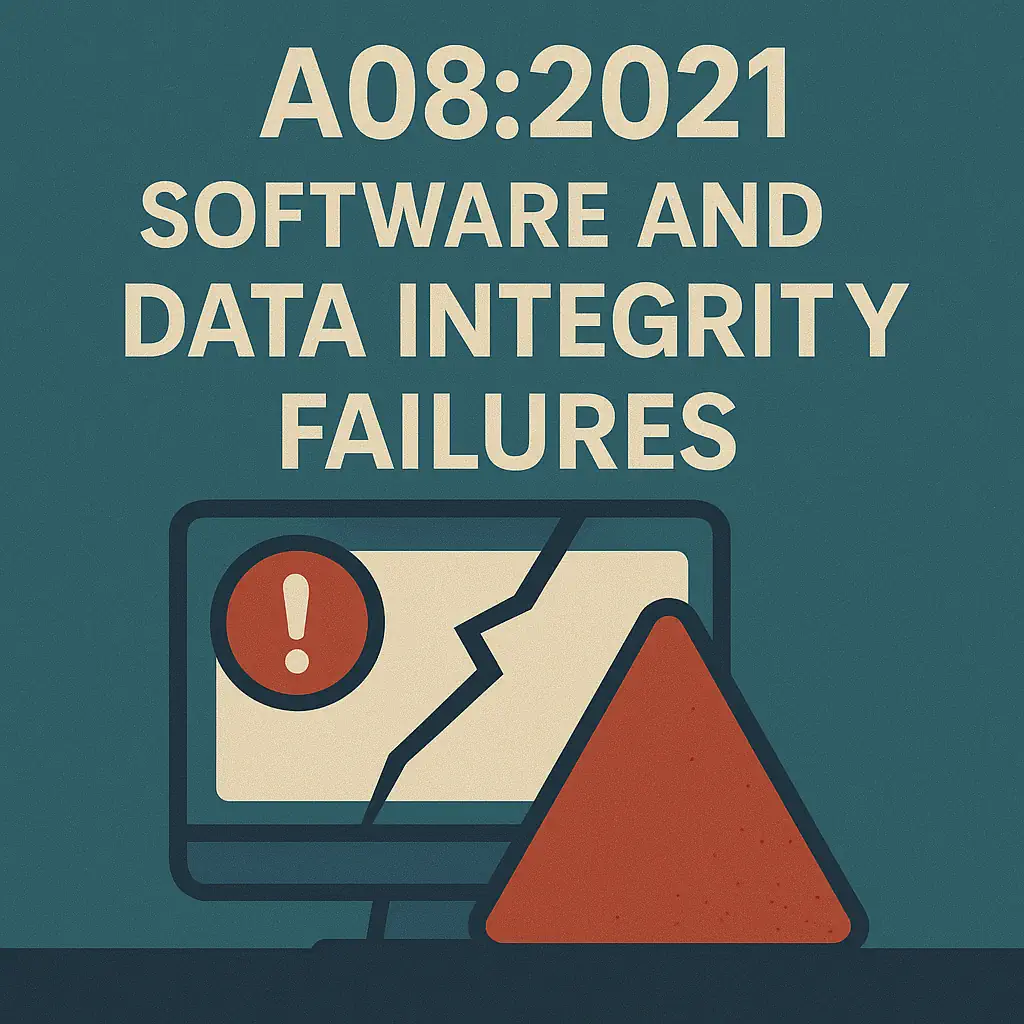 A08:2021 - Software and Data Integrity Failures